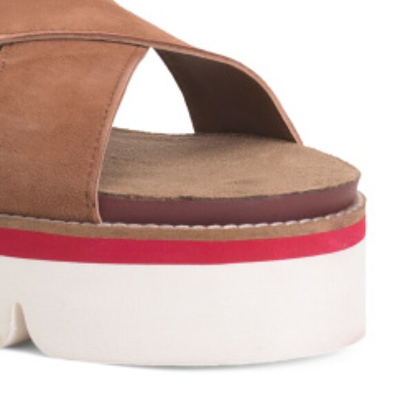 new DIBA TRUE Suede Razzle Dazz Sandals 257 3M1 - Picture 4 of 5